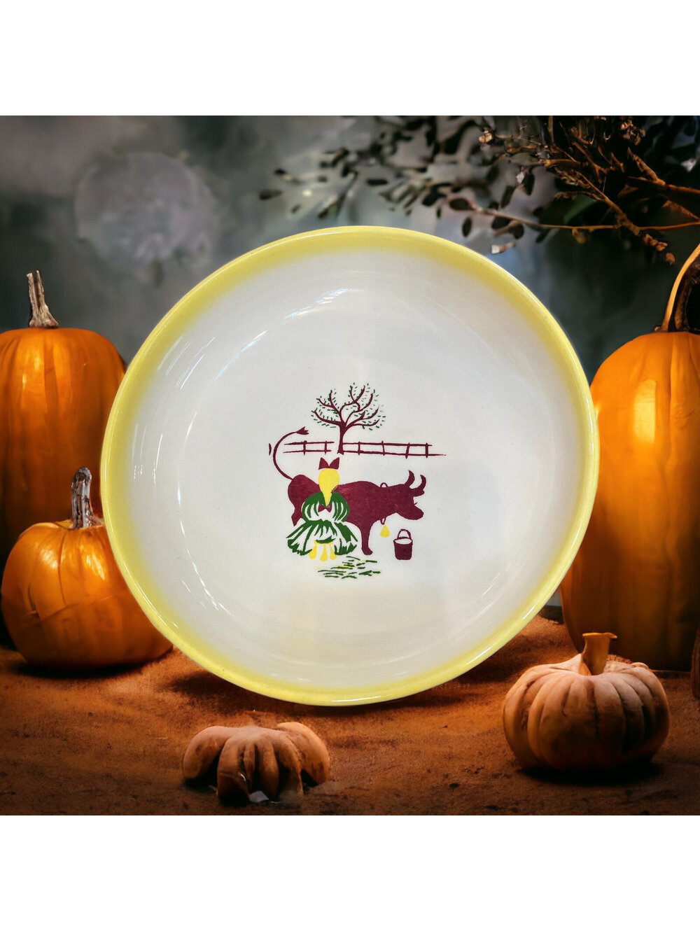 Vintage Mid Century Serving Bowl - Brock of California
